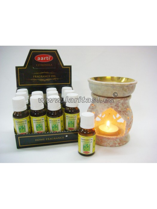 Oleo perfumado Aarti Cintronela 15ml (pack 12)